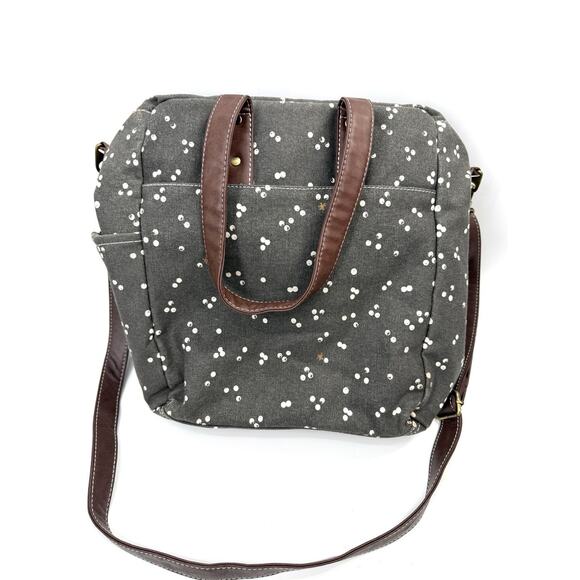 Maika Nochi Recycled Canvas Commuter Tote Bag Crossbody Strap Laptop Bag - Picture 8 of 16